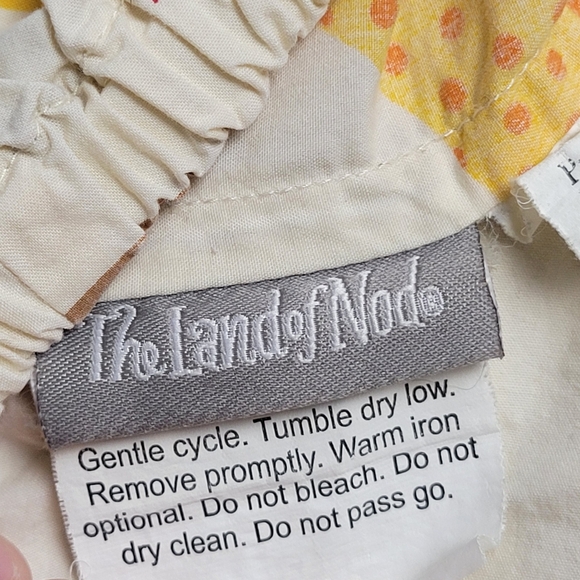 CRATE KIDS LAND OF NOD animals crib sheet GUC - Picture 8 of 10